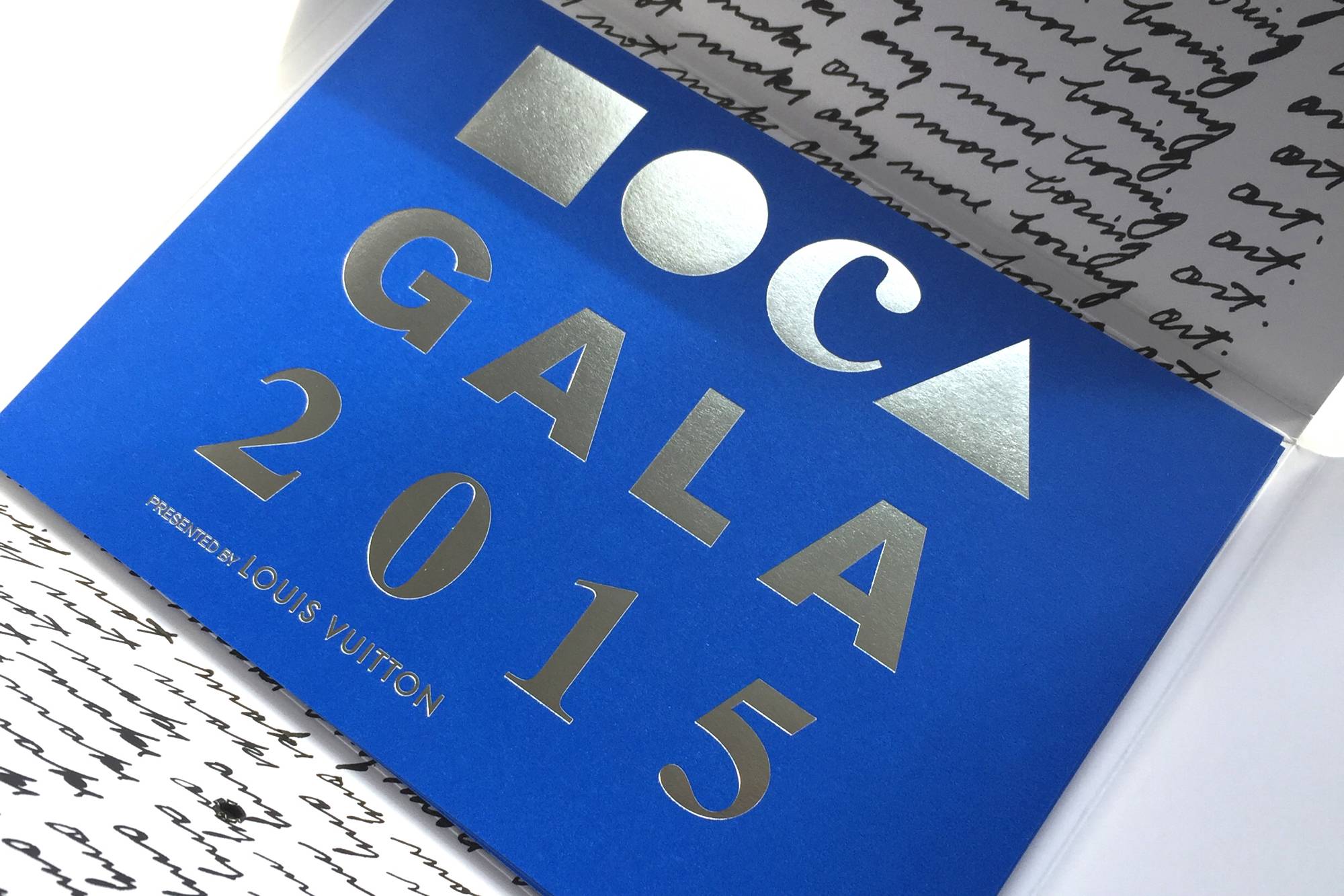 MOCA Gala Invitation Design 2015